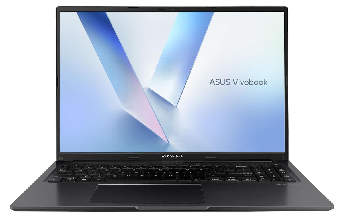 ASUS Vivobook 16 (Indie Black, 16" WUXGA, AMD Ryzen 7 170, 8 GB RAM, 2 TB SSD) mit Windows 11 Pro & Office 2024 Pro