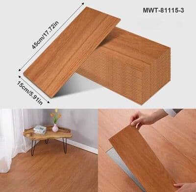 Inspire Essentials TimberNest Wood Grain Peel And Stick Floor Tiles 2 8pcs