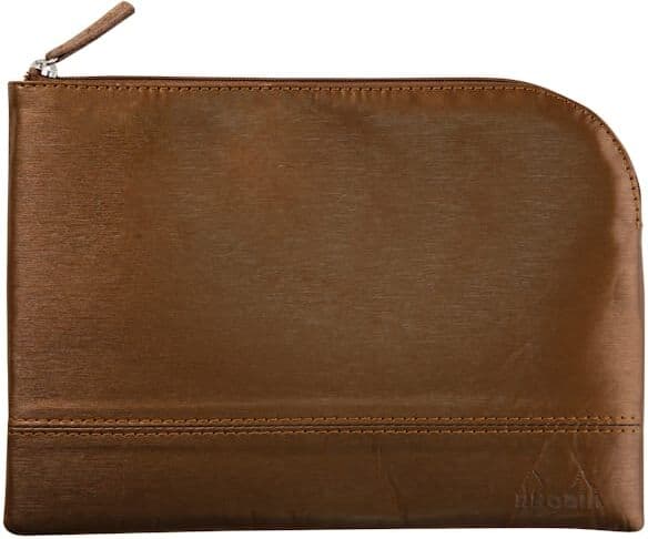 Rhodiarama Zipped Pouch M Bronze