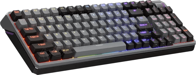 Clavier sans fil Bluetooth mécanique (Kailh Box V2 Red) Cooler Master MK770 RGB (Gris)
