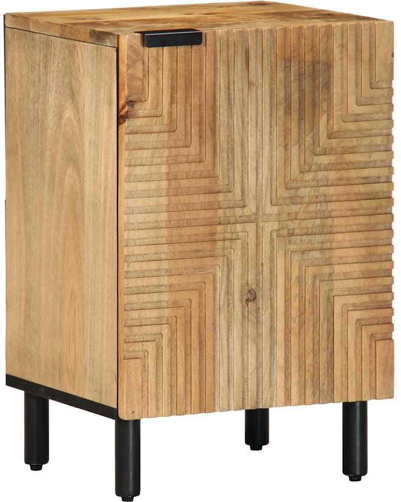 vidaXL Armoire salle de bain marron 38x33,5x58 cm bois massif manguier