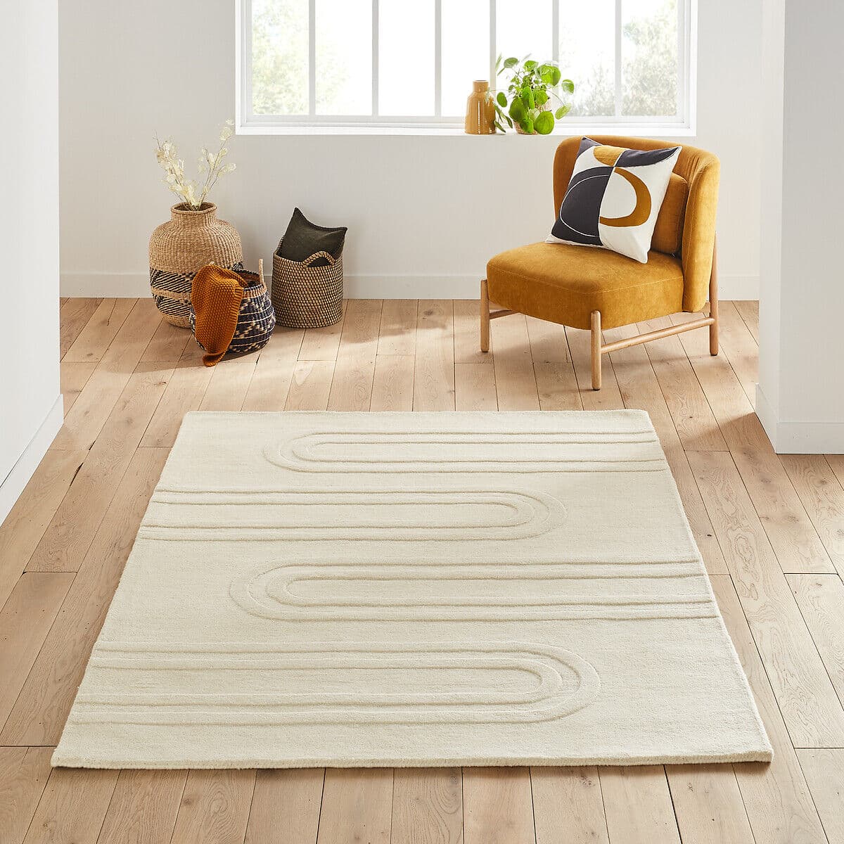 LA REDOUTE INTERIEURS Tapis en laine, Ary