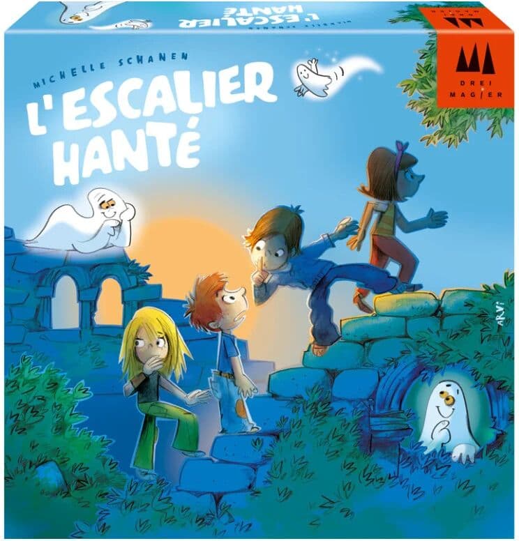 Drei Magier Spiele Escalier hanté