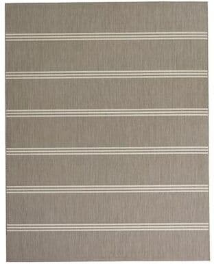 "Suzanne Kasler Classic Stripe Indoor/Outdoor Rug - Sand, 7'10"" x 10 ' - Ballard Designs"