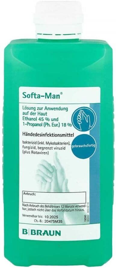 Softa Man Händedesinfektion Spenderflasche 500ml
