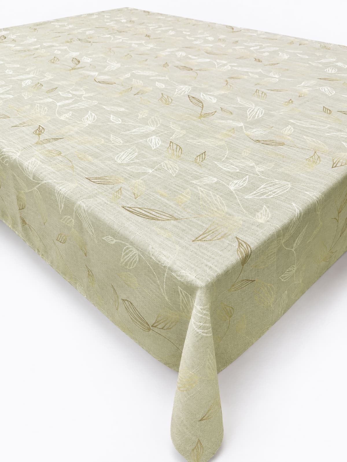 Tischdecke GOODPRODUCT "Raffon, Leinenoptik, Dekoration, 1 Stück" Gr. 2, beige (taupe), B:160cm L:130cm, Polyester, Tischdecken, Tischdecke, Leinenoptik,Blattmotiv, Wohn - Esszimmer taupe B/L: 160cm x 130cm, 1 Stk.