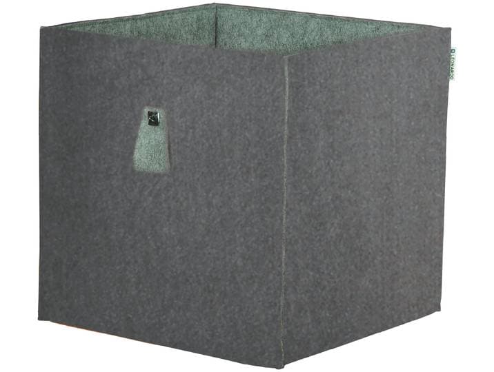 Aufbewahrungsbox PHOENIX Atlanta , grau, B:34cm H:34cm T:34cm, Filz, Aufbewahrungsboxen, Aufbewahrungsbox, B/H/T: 34 x 34 x 34 cm