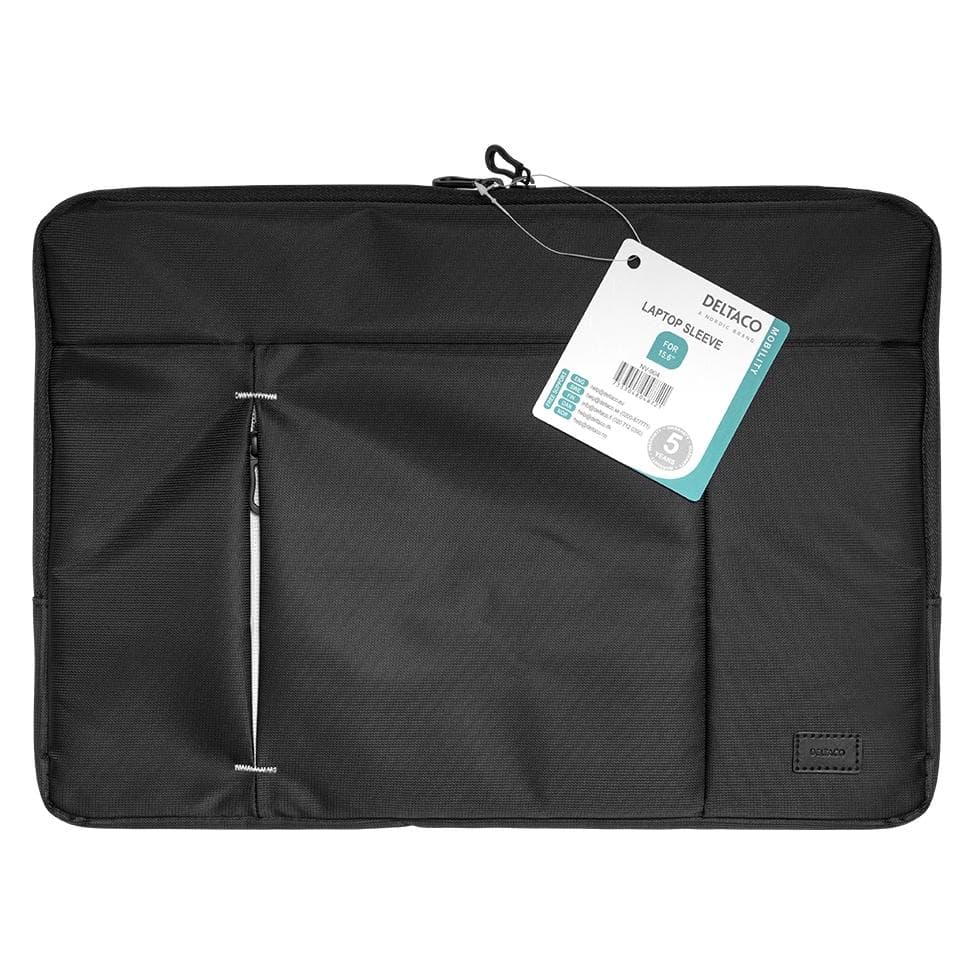 Deltaco laptop sleeve for laptops up to 15.6 ", black NV-904 (15.60", Universal) (NV-904)