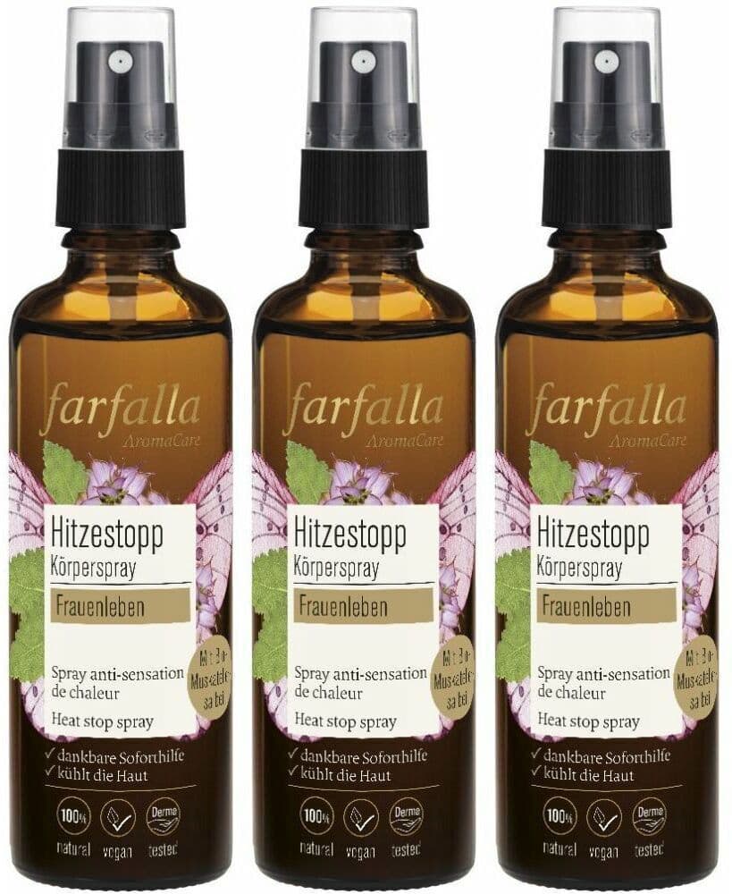 Farfalla Hitzestopp Spr Frauen Muskatell 75 ml x3 3x75 Spray