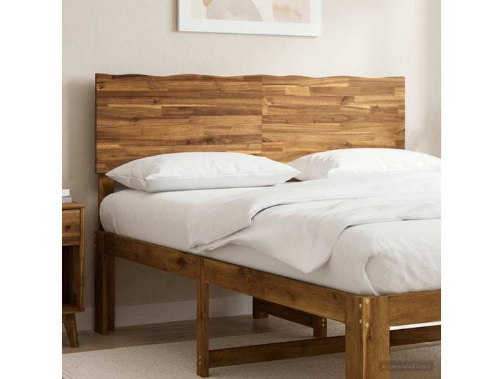 vidaXL Kopfteil mit Live Edge ROSTOCK Natur 140 cm Massivholz Akazie