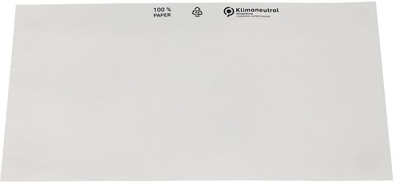Dokumententaschen aus Papier, Transparent, VE 1000 Stk, LxB 240 x 131 mm, ab 10 VE ratioform