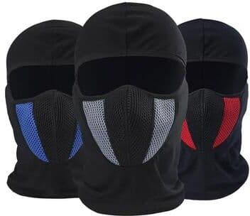 Uplift Picks Breathable Motorcycle Balaclava Full Face Mask For Riding And Cycling blue