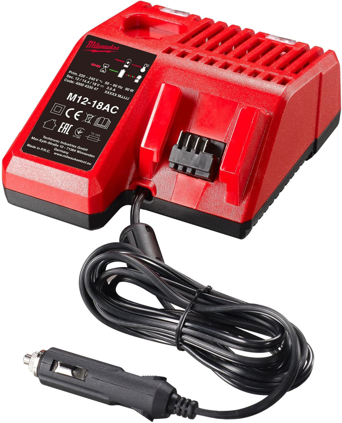 Milwaukee Laddare M12-18 AC