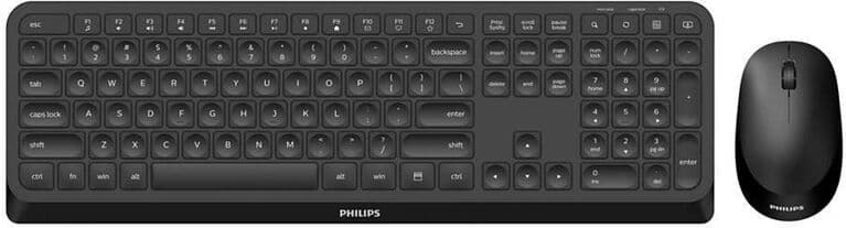 Philips SPT6307B Ασύρματο Σετ Πληκτρολόγιο & Ποντίκι Αγγλικό US SPT6307B/26