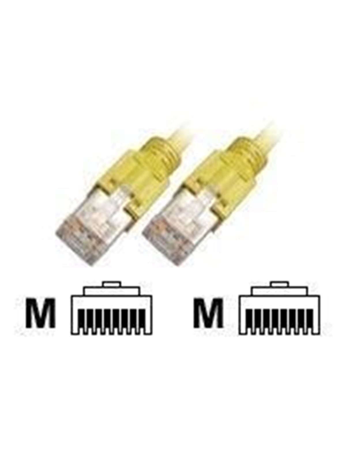 EFB NORDIC EFB-Elektronik patch cable - 1.5 m - yellow - Gelb - 1m