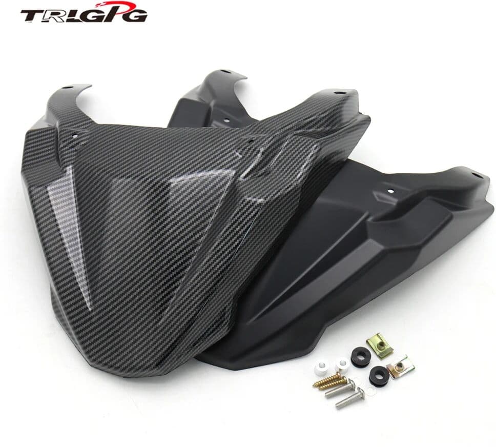 AFNCX Carbon Fiber Texture Front Wheel Fender For Yamaha MT 09 Tracer 900 GT FJ09 18 2019 2020 2021 Beak Nose Cone Extension Cover