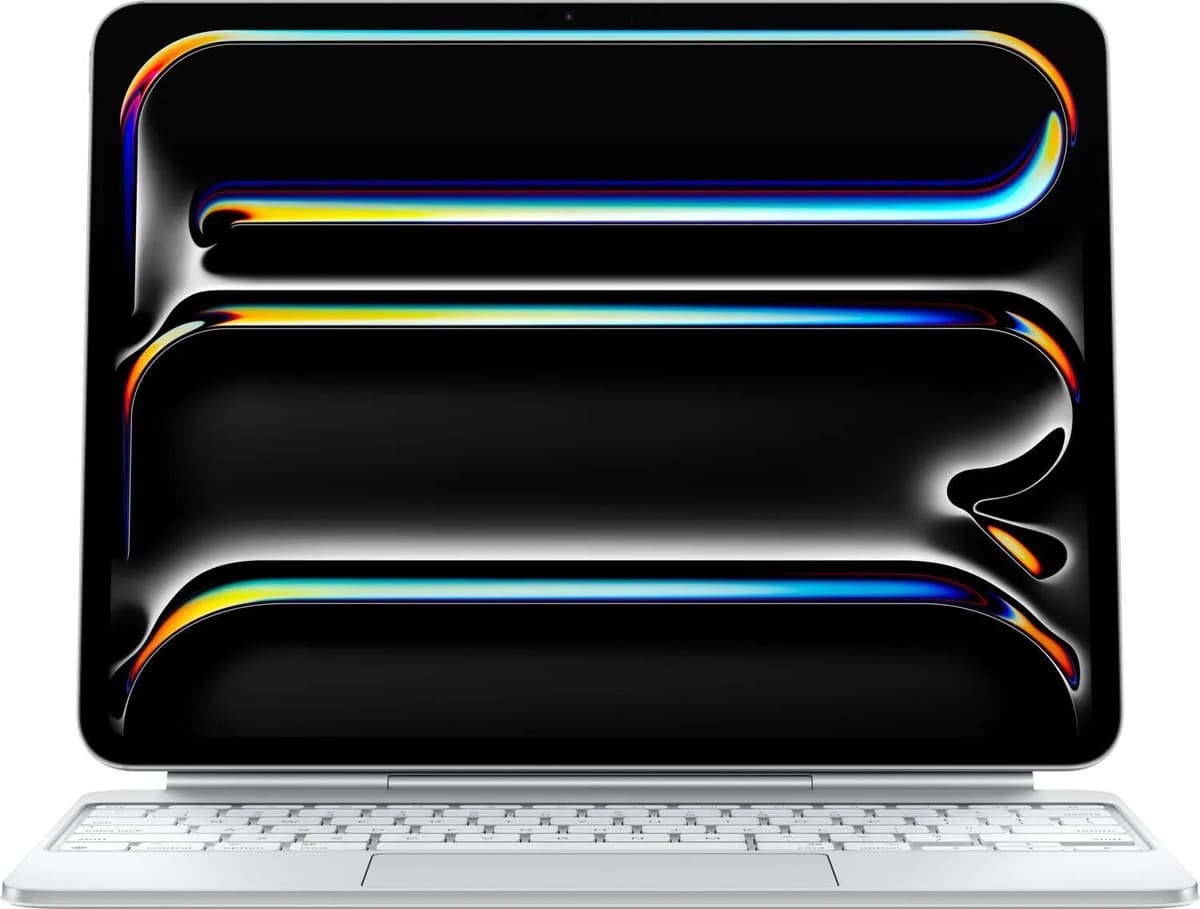 Apple Magic Keyboard för 13-tums iPad Pro M4 (2024)   Vit   FR