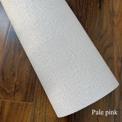 Uplift Picks Waterproof Self Adhesive Linen Foam Wallpaper For Easy Modern Wall Makeovers pale Pink 50cm X 2.8m 1 Pc