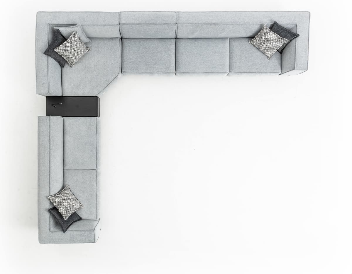 Sofa L-Form Couch Polster Wohnzimmer Modern Design Ecksofa Textil Sofas
