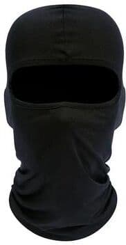 Uplifted Goods Tactical UV Protection Balaclava Full Face Mask Windproof Ski Sun Hood And Biker Helmet Liner black