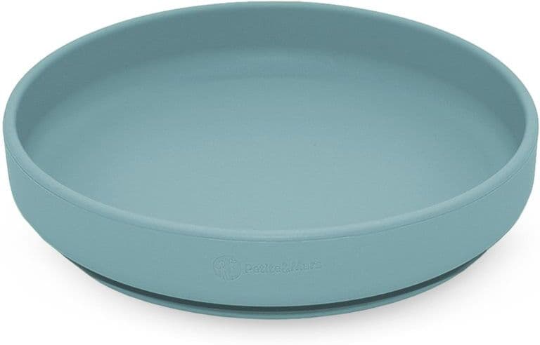Petite&Mars Take&Match Silicone Plate πιάτο με βεντούζα Frosted Sky 6m+ 1 τμχ