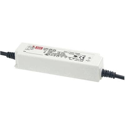 MEAN WELL LPF-25D-24 LED-Treiber, LED-Trafo Konstantspannung, Konstantstrom 25.2 W 1.05 A 13.2 - 24 V/DC dimmbar, PFC-Schaltkreis, Überlastschutz 1