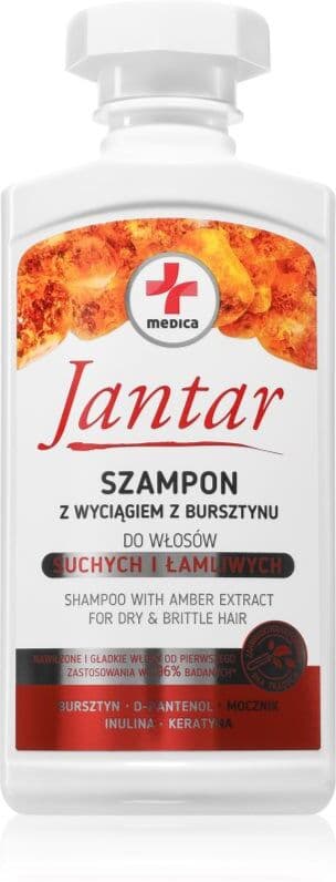 Ideepharm Jantar Medica shampoing nourrissant intense pour cheveux secs 330 ml