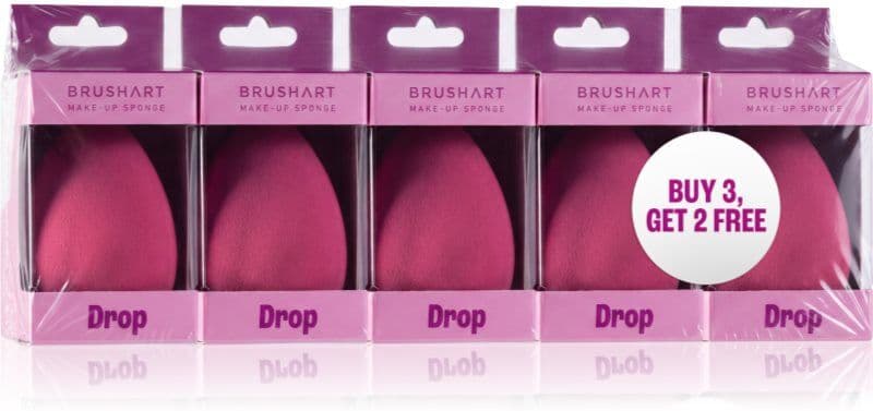 BrushArt Make-up Sponge Drop Multi-pack σφουγγαράκι για μεικ απ 5 τμχ