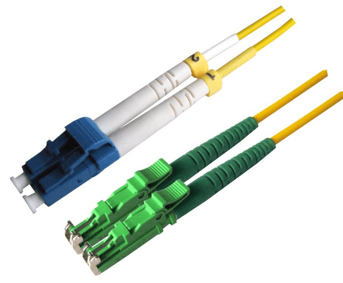 MicroConnect Optisk Fiberkabel, Lc-E2000, Enmodus, Duplex, Os2 (Gul) 2m, 1 Stykk, Sen-W128434978 Gul