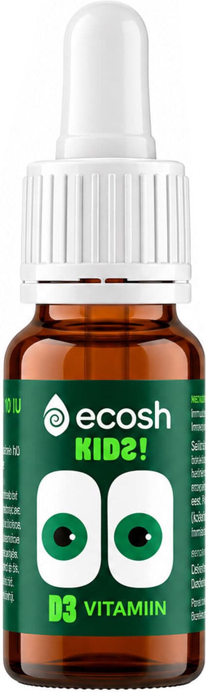 ECOSH Vitamin D3 400IU Drops With Coconut Oil For Children 10ml