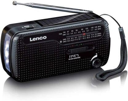 Vevradio LENCO Ficklampa+Powerbank
