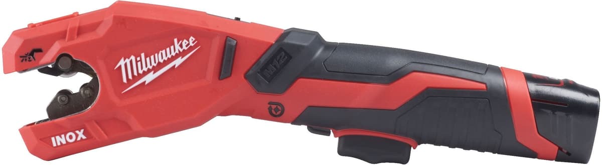 Milwaukee Rörkap, M12 PCSS-202C, inkl. 2x2 Ah batterier &amp; laddare