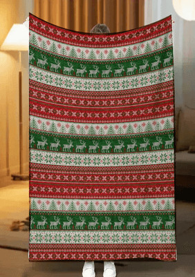 Shop Station Touchat Christmas Throw Blanket Soft Sherpa Blanket & Cozy Flannel Fleece For Couch, Bed & Sofa a 27.56 39.37 In