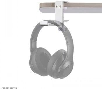 Neomounts headphone holder, clamp mounted, aluminum