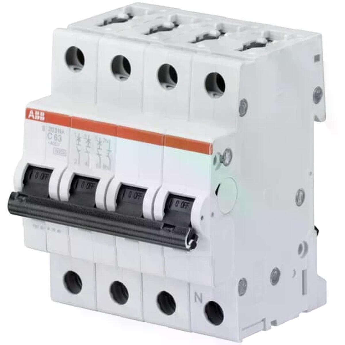 ABB LS-Schalter, 6kA, C, 13A, 3pol+N, 4TE, 1 Stk.