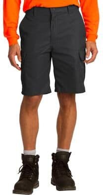 Red Kap PT66 Industrial Cargo Short in Black size W44   Cotton/Polyester Blend