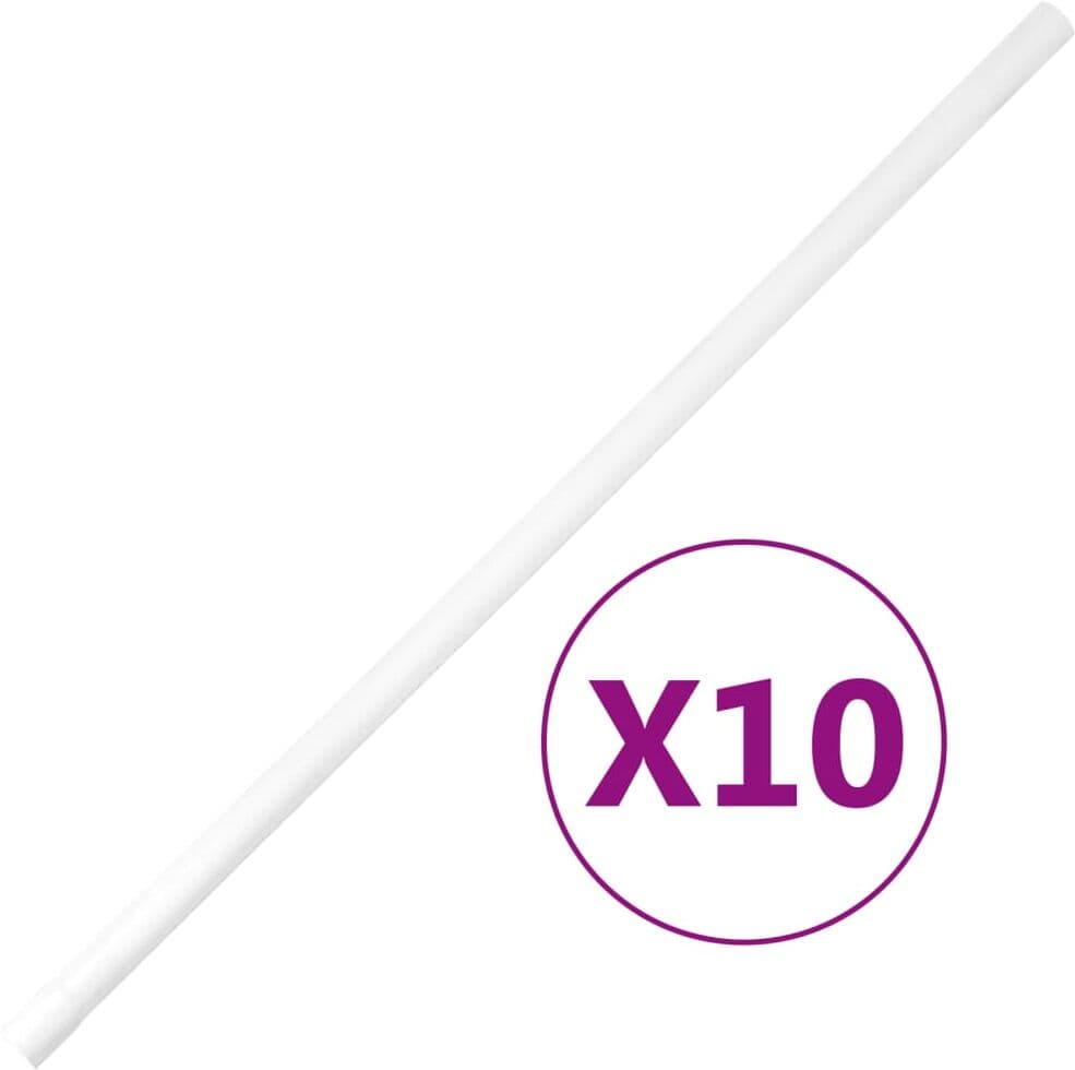 vidaXL Goulottes de câble Ø25 mm 10 m PVC