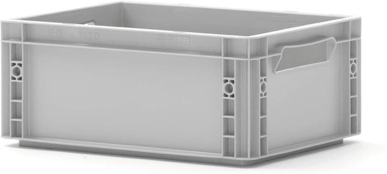 B2B Partner Plastikowa skrzynka, otwarte uchwyty, 400x300x170 mm