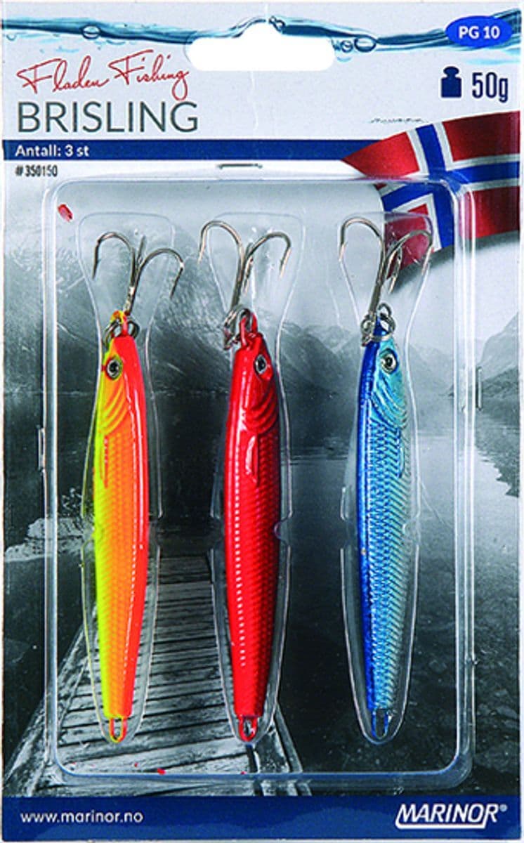 Sluksett - Brisling  - 3-Pk