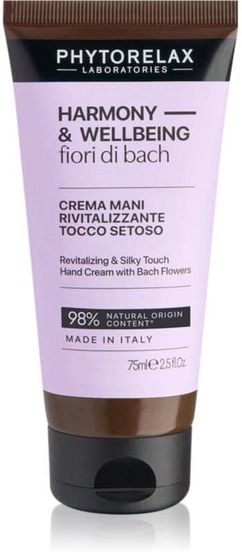 Phytorelax Laboratories Fiori di Bach crème douce mains 75 ml