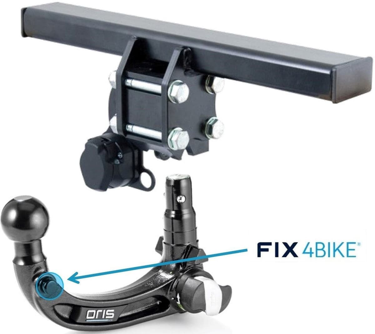 Attelage MG HS II (04/2024-) RDSOV Fix4Bike + Faisceau spécifique 13 broches ECS Electronics