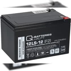Q-Batteries 12LS-12 12 V 12 Ah AGM Bleiakku VdS G112004