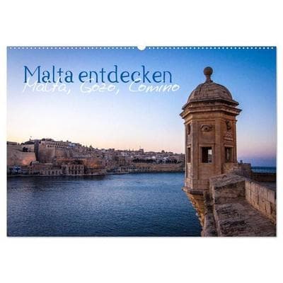 Malta entdecken Malta, Gozo, Comino (Wandkalender 2027 DIN A2 quer), CALVENDO Monatskalender