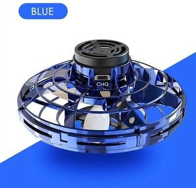 JoyToys Flying Fidget Spinner Drone Ball UFO Blue
