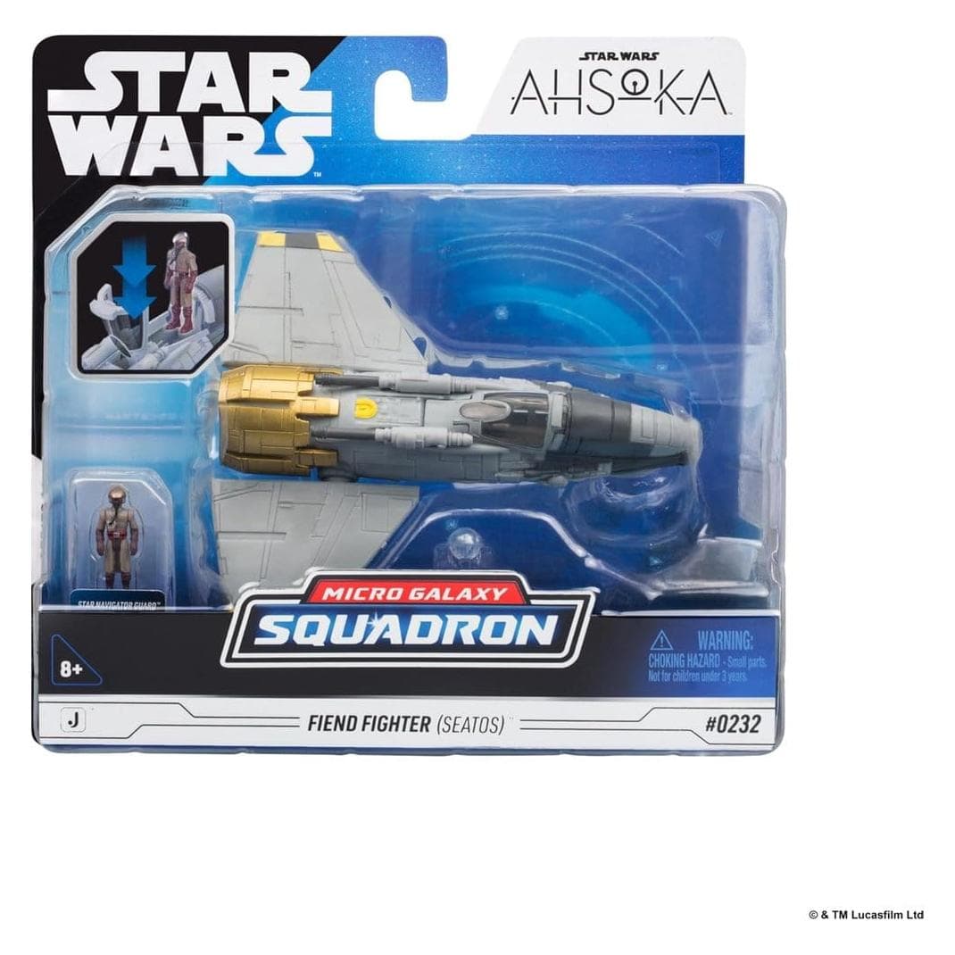 Jazwares Star Wars Mittelgrosses Fahrzeug Fiend Fighter with Star Navigator 13 cm (JAZSWJ0535)
