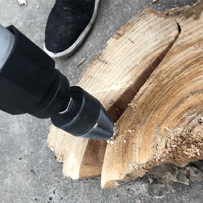 GreatGadgets LLC Shank Firewood Drill Bit Round 45mm