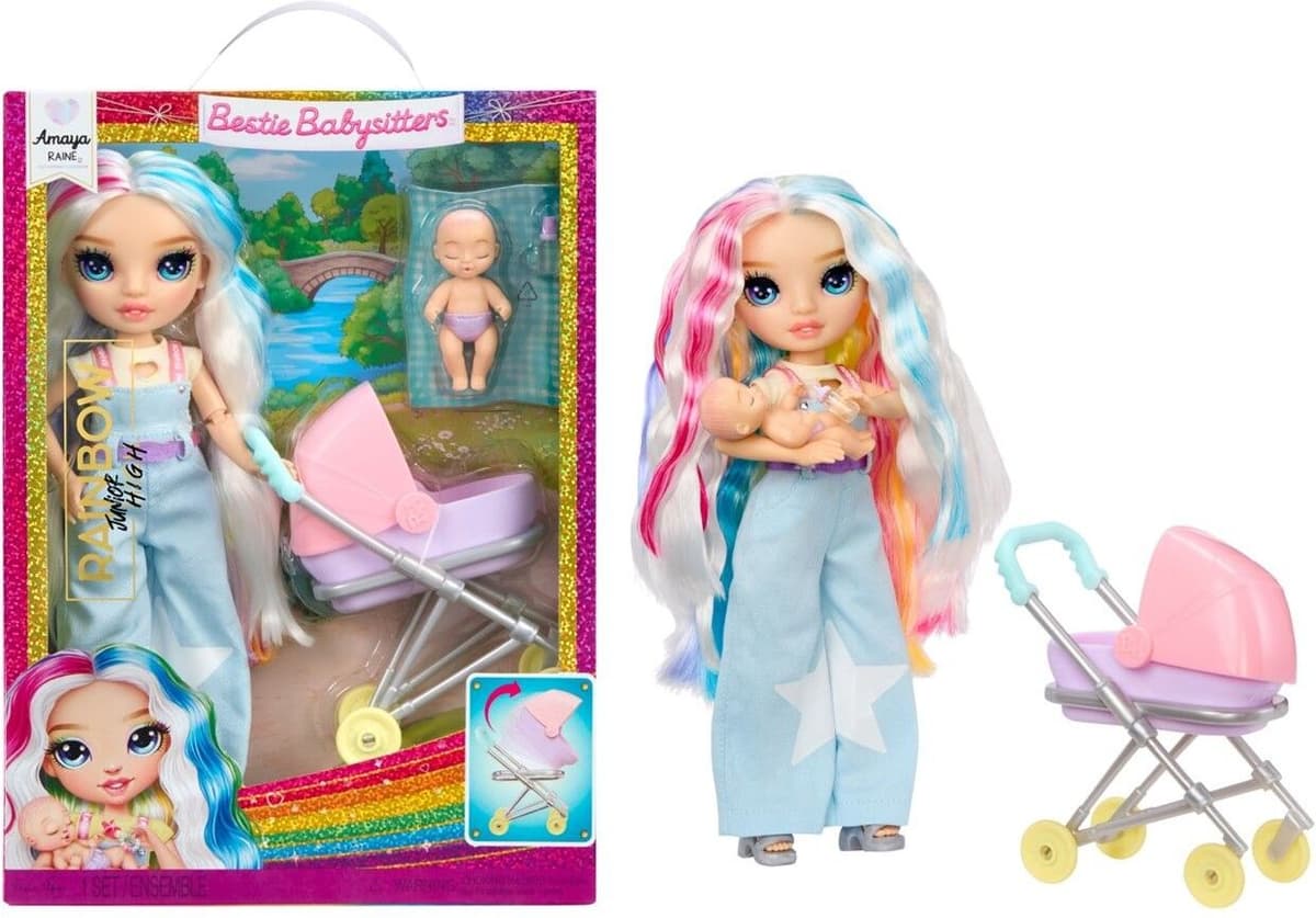 MGA Rainbow Junior High: Bestie Babysitters - Amaya Raine Doll (248477)