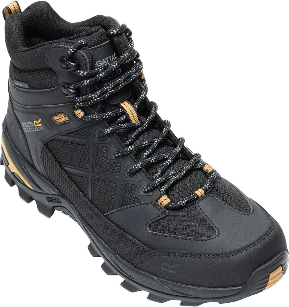 Regatta Botas De Senderismo Samaris Iii Black / Ash / Wood EU 47