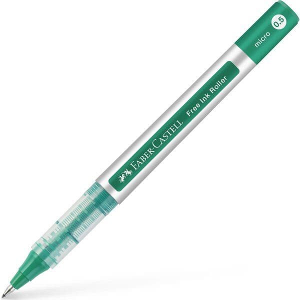 Faber-Castell Free Ink Rollerpen   F   Grøn