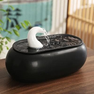 Uplifted Finds Chinese Style Ceramic Water Ornament Desktop Decoration For Living Room Tea Table Or Office h